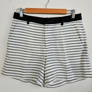 Rope Picnic Striped Black and White Women's Shorts Size 38 (Japan Size)